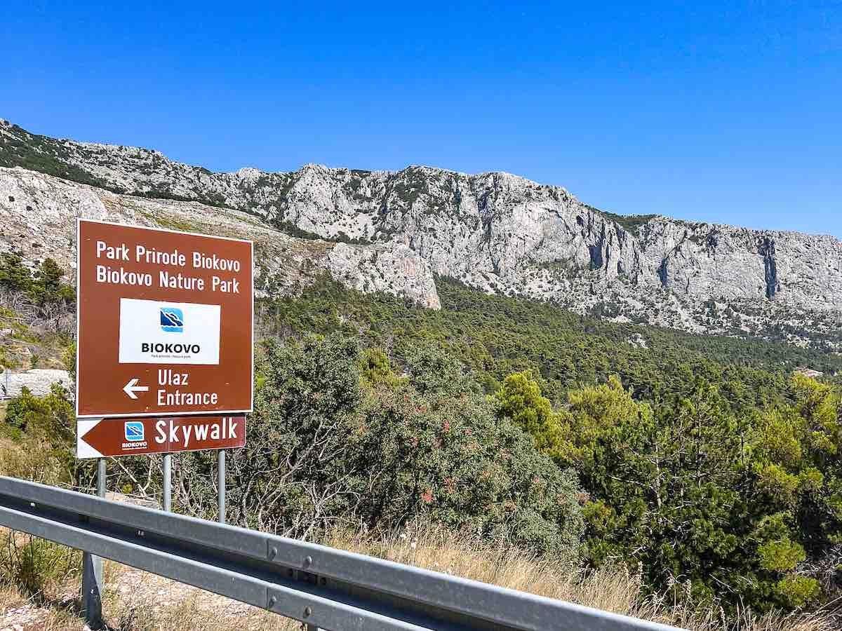 스카이워크 진입로 부근