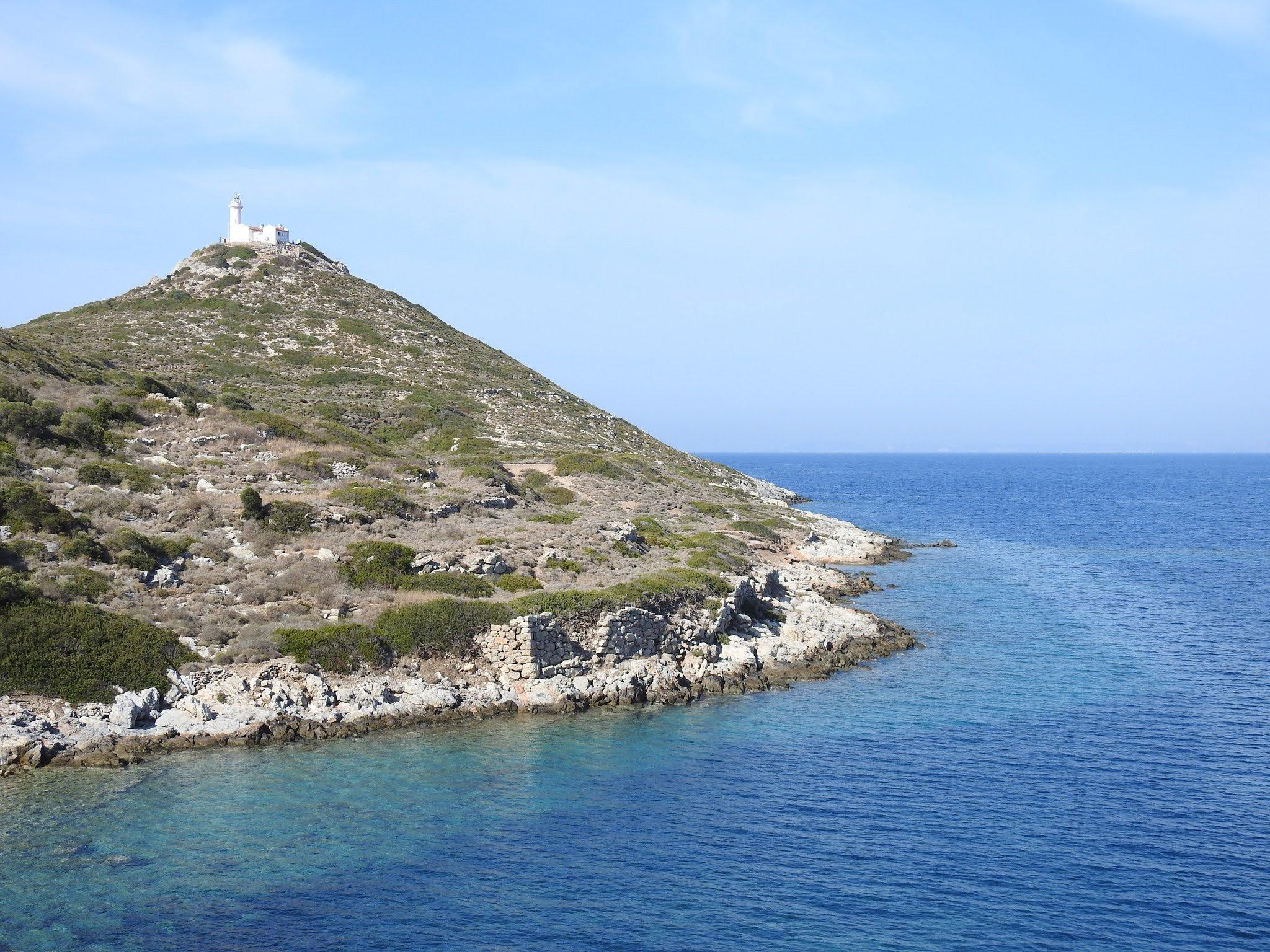 등대 주변 언덕