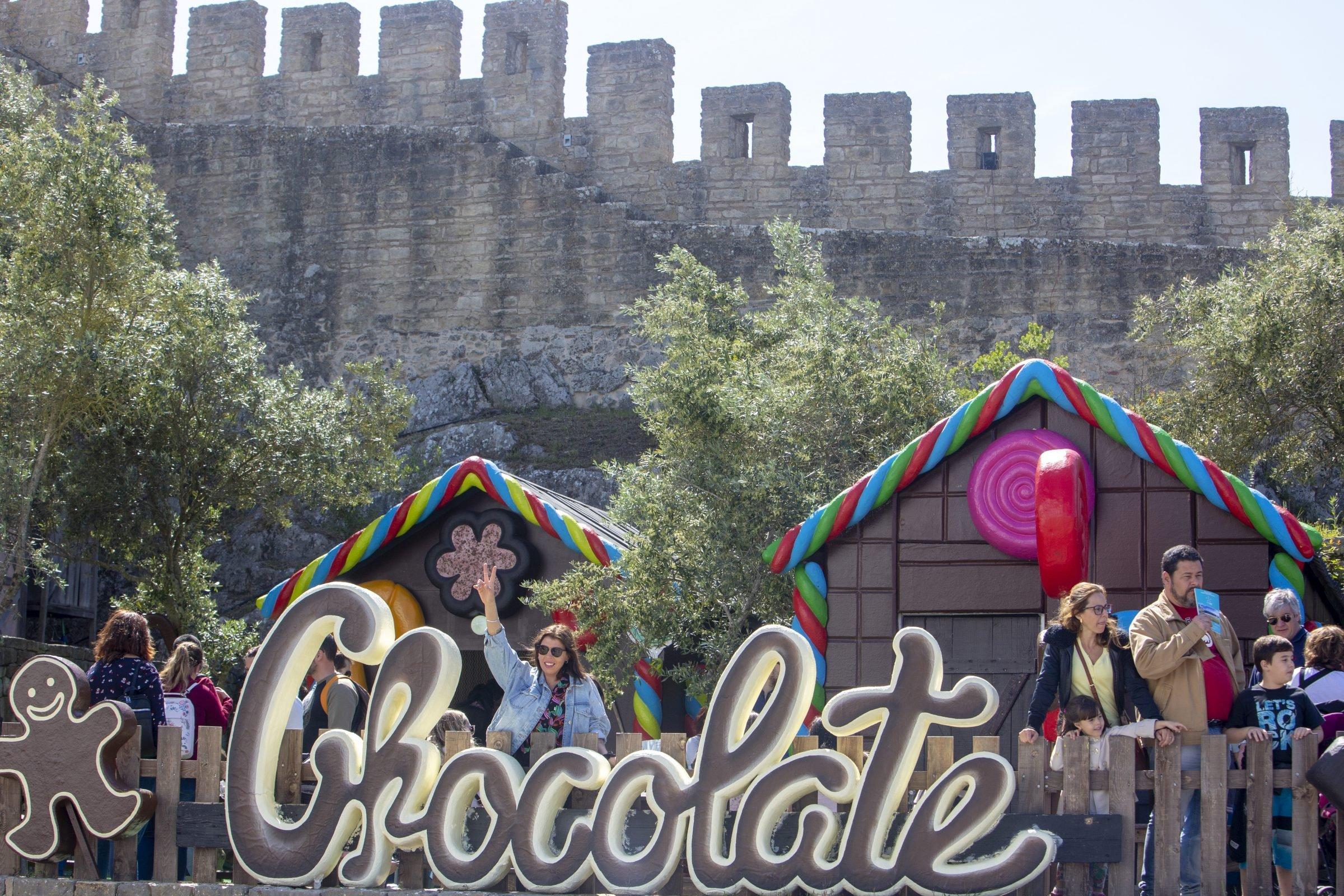 오비두스 국제 초콜릿 축제 현장