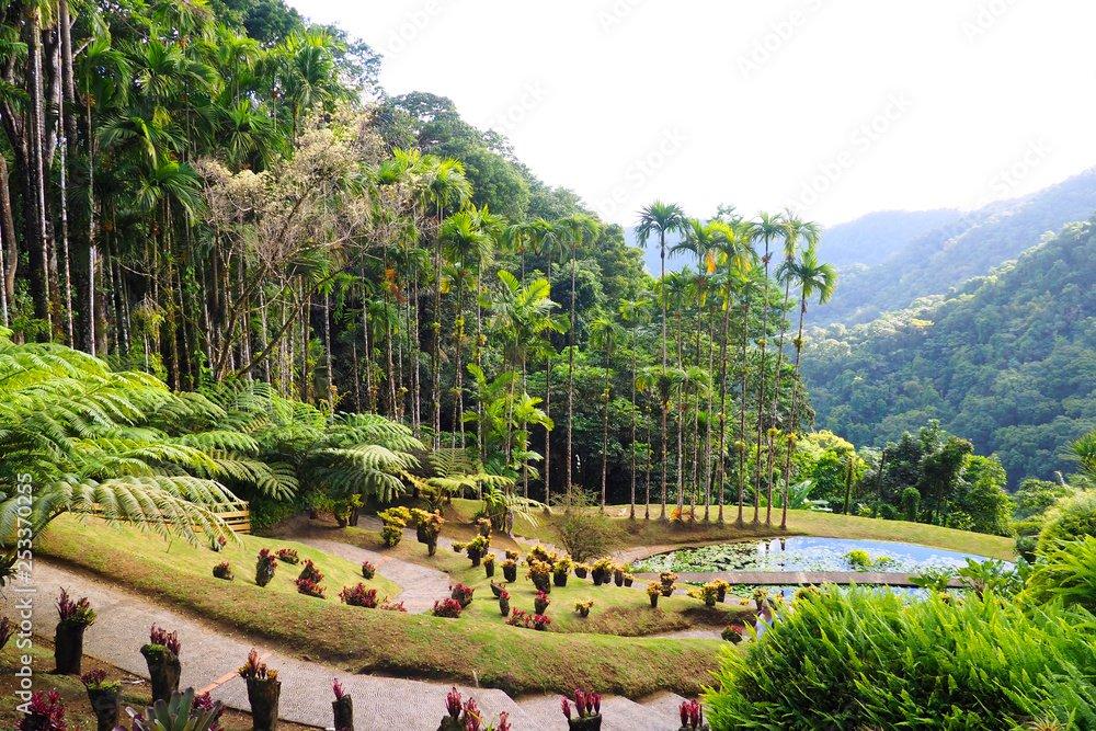 식물원 내 현대 조각품