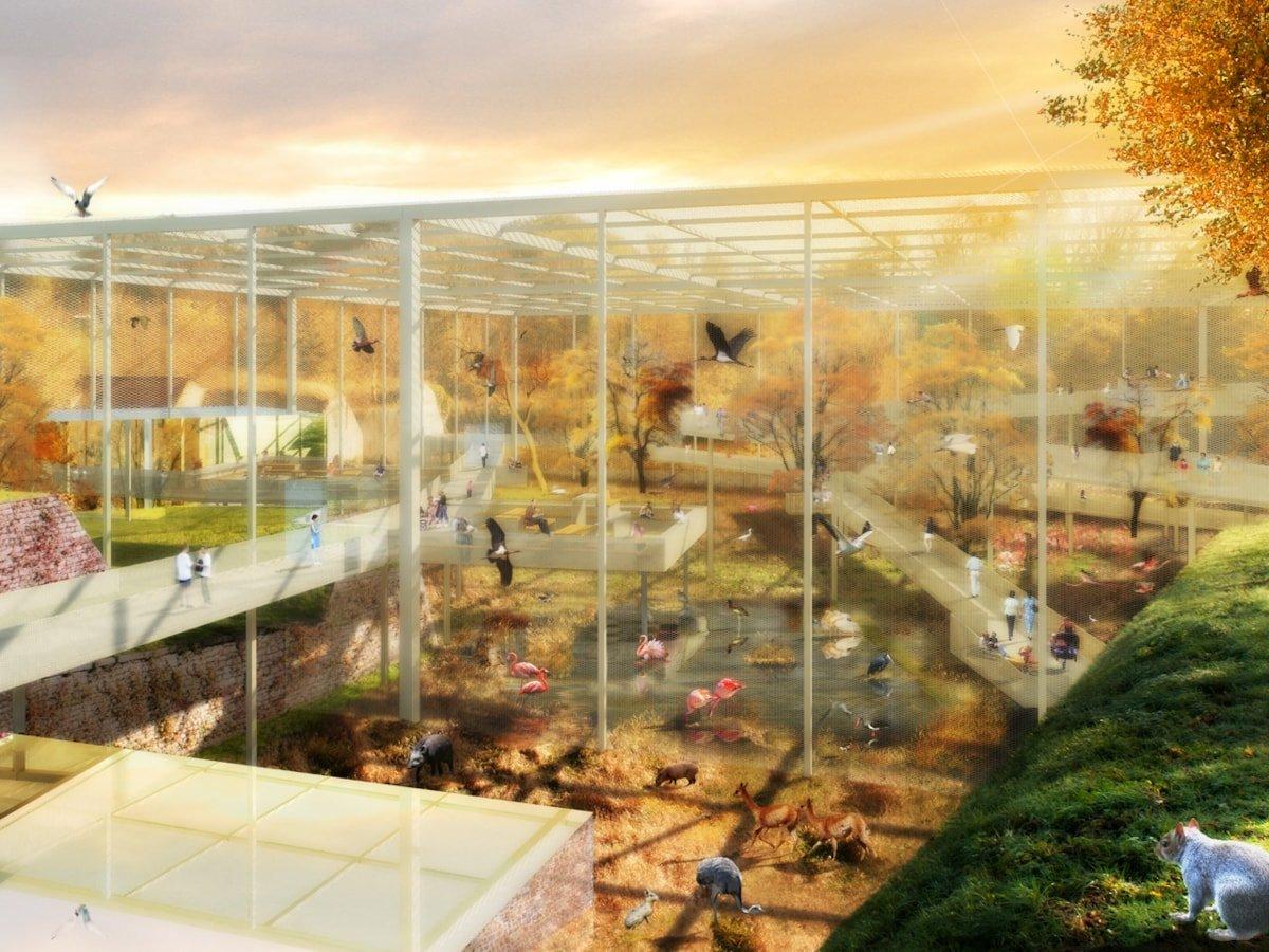 몰입형 조류 사육장 (Volière d'immersion)