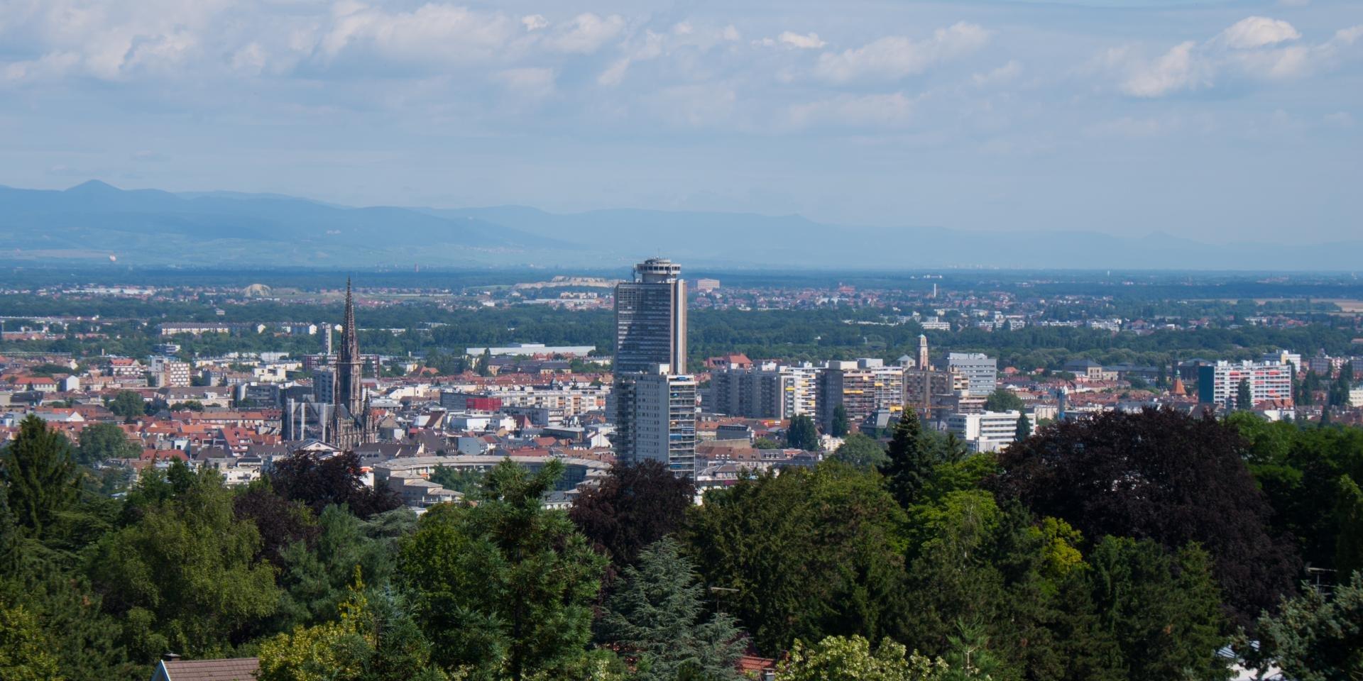 타워 최상층 전망대 (동쪽 방향)