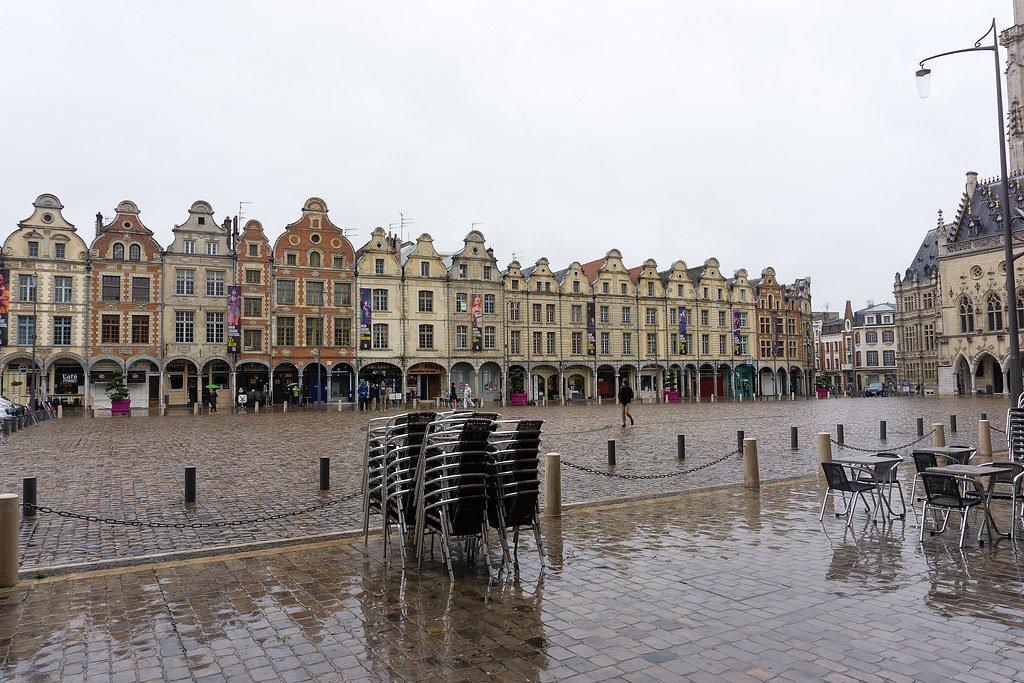 플랑드르-바로크 양식 타운하우스 정면