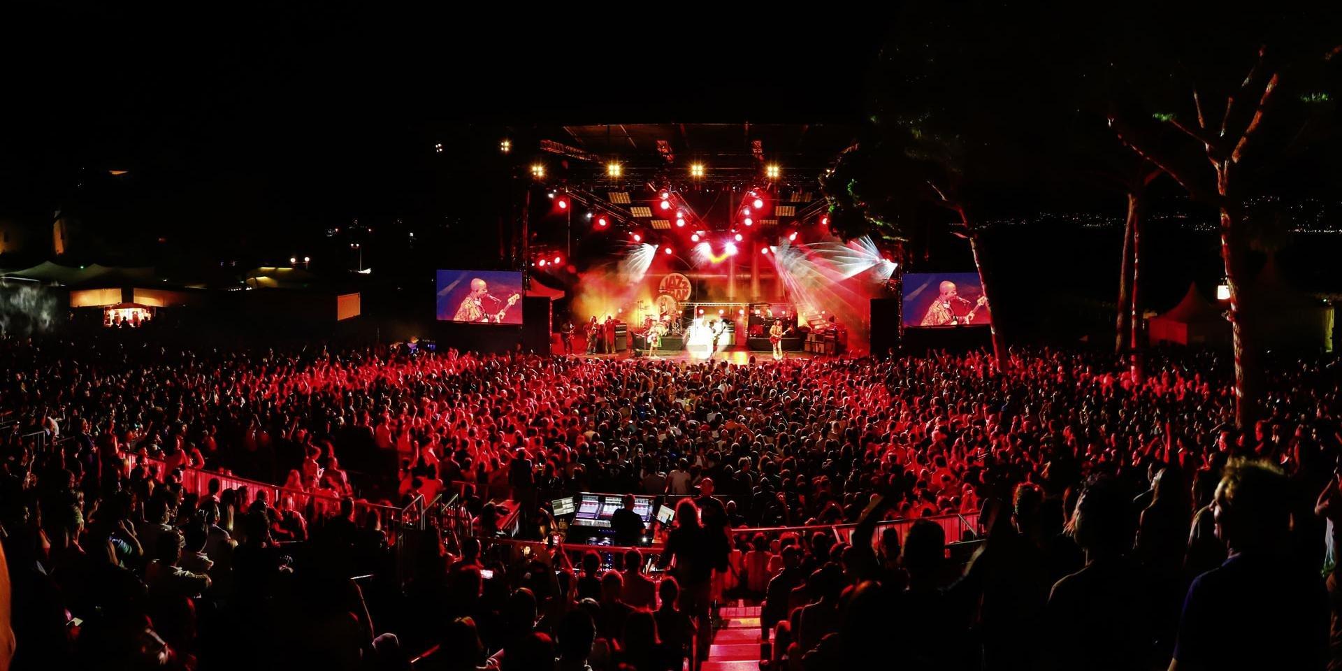 재즈 아 주앙 페스티벌 공연 모습