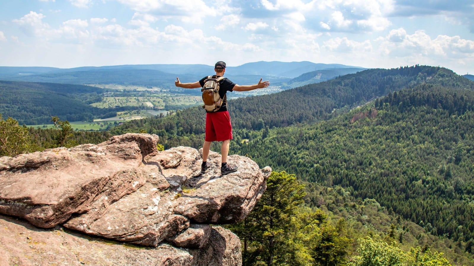 폭포로 향하는 숲길