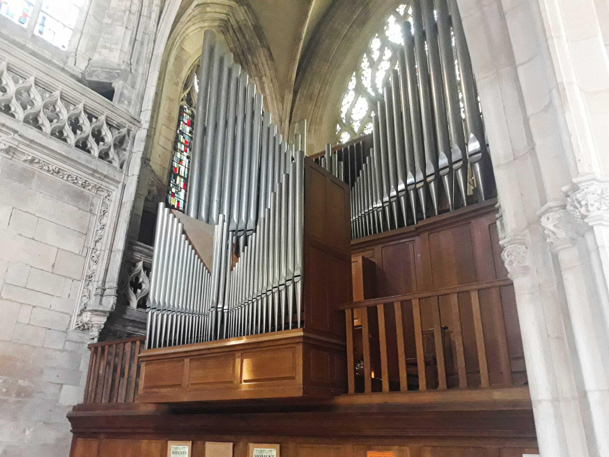 생장 교회 오르간 콘서트 안내 포스터