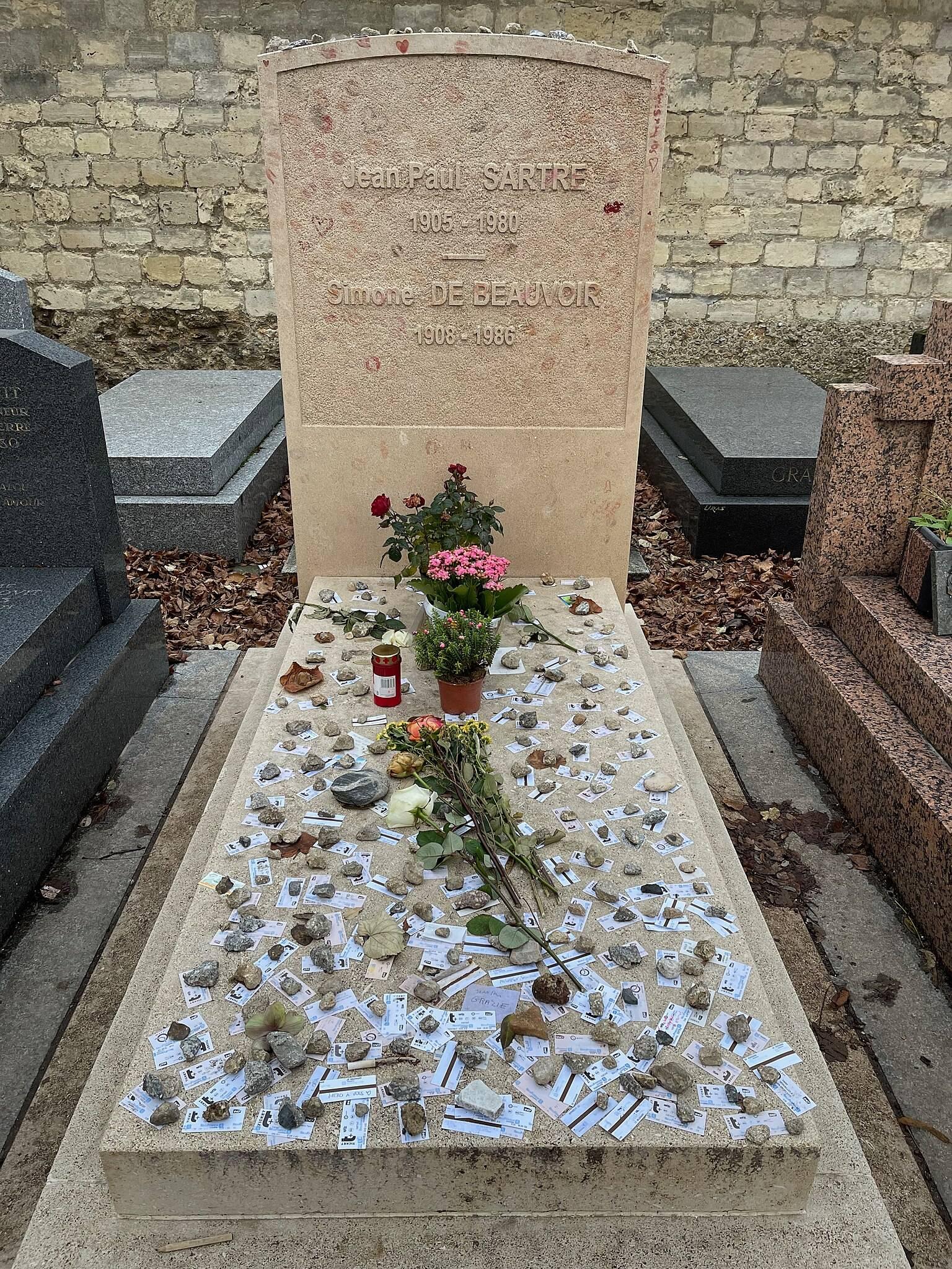 장폴 사르트르와 시몬 드 보부아르 합장묘