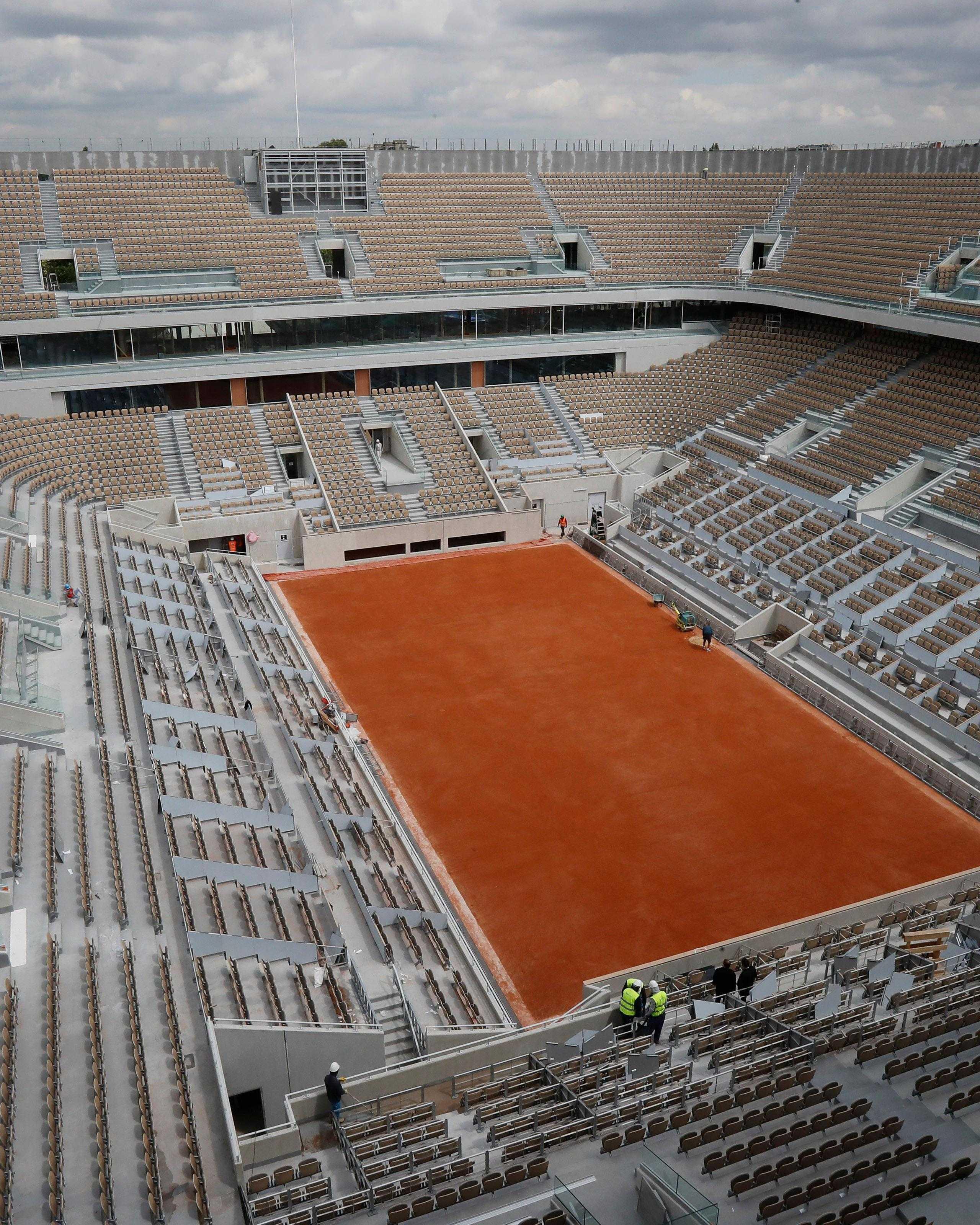 필립 샤트리에 코트 (Court Philippe-Chatrier) 관중석