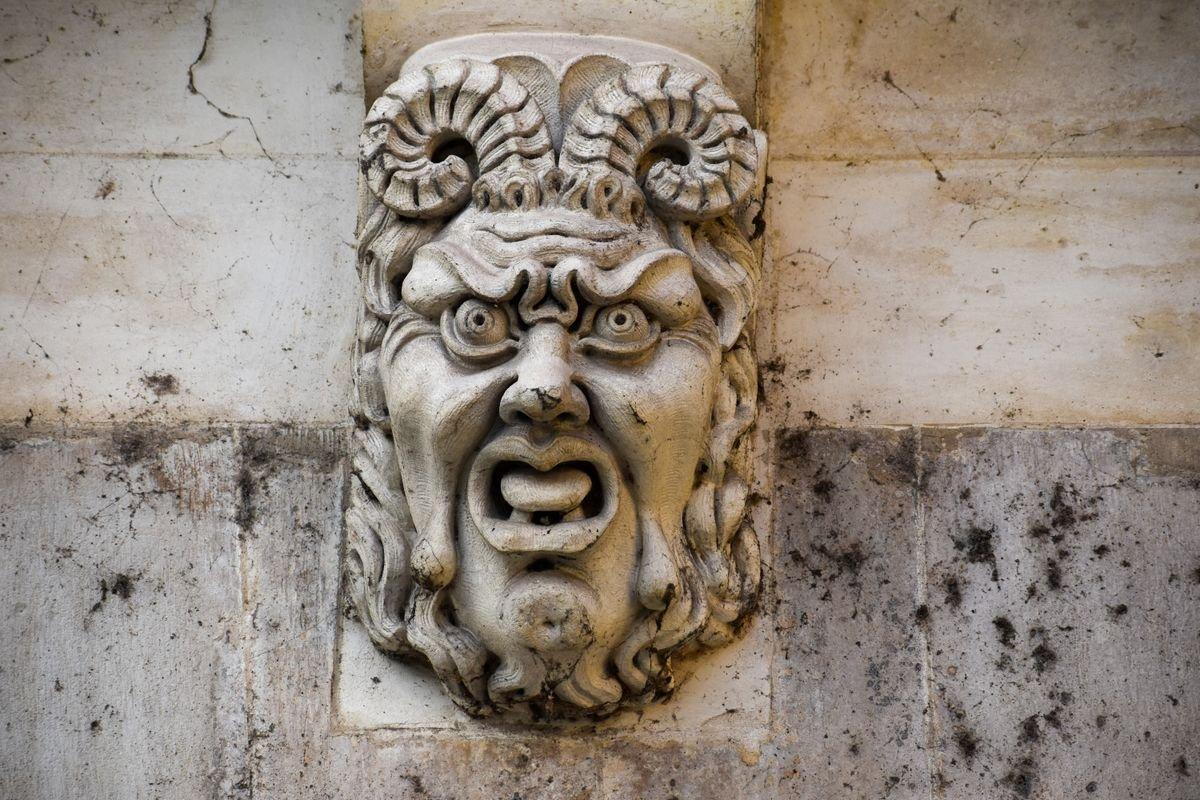 마스카롱 장식 근접 촬영