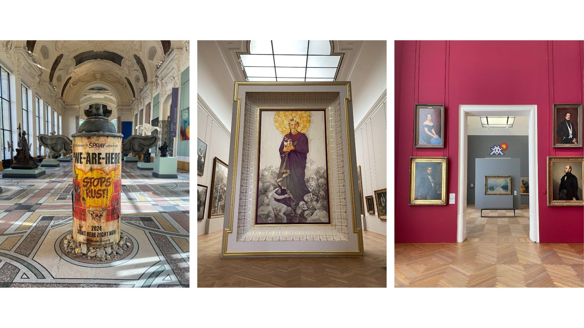 프티 팔레 특별 전시 포스터 또는 전시장 내부 모습