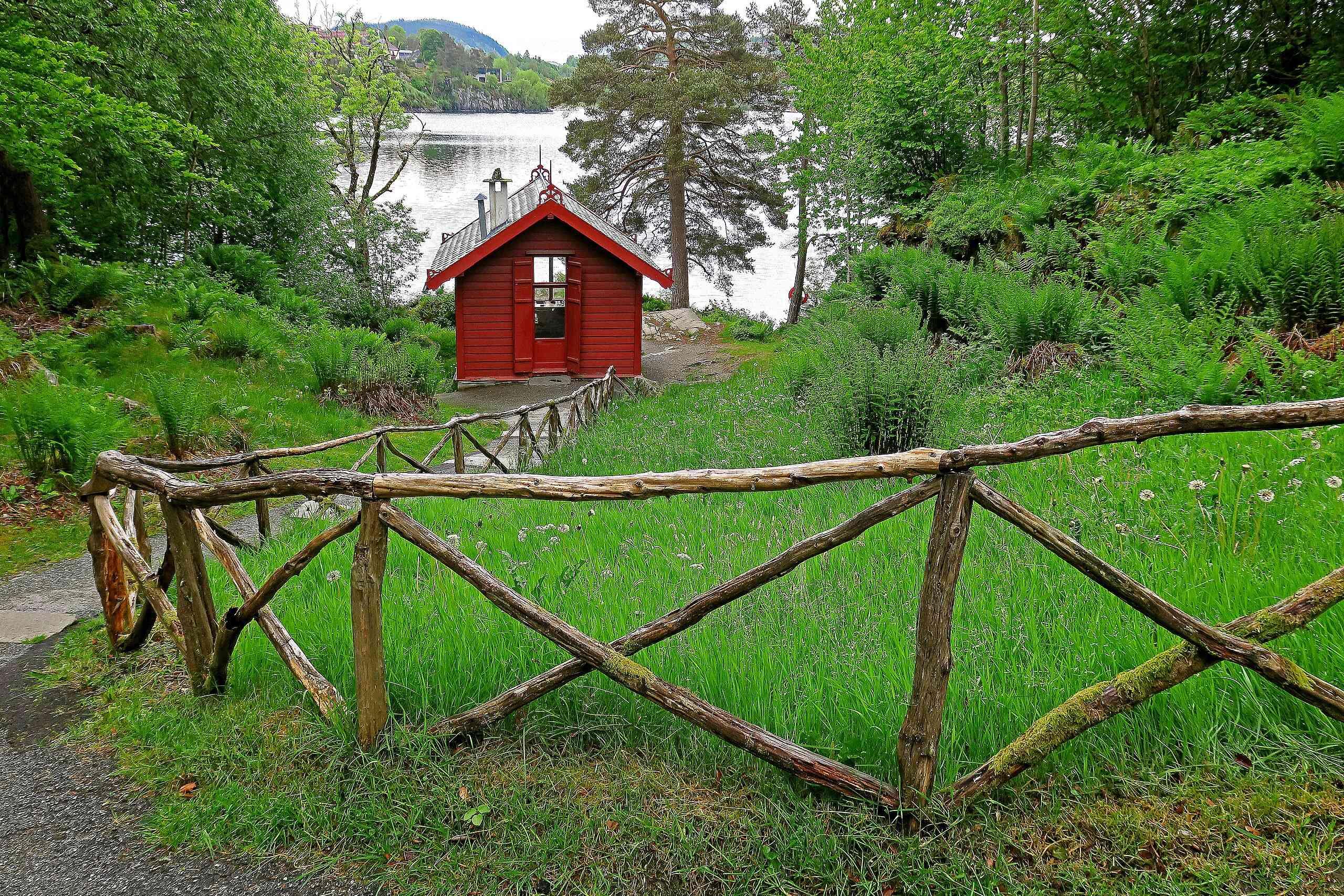 작곡 오두막 (Komponisthytten) 주변