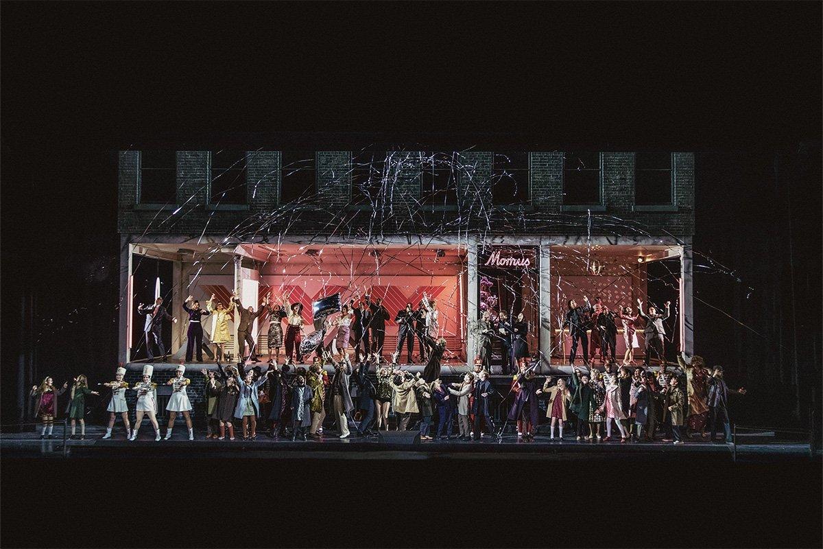 오페라 라 보엠 공연 포스터 또는 장면