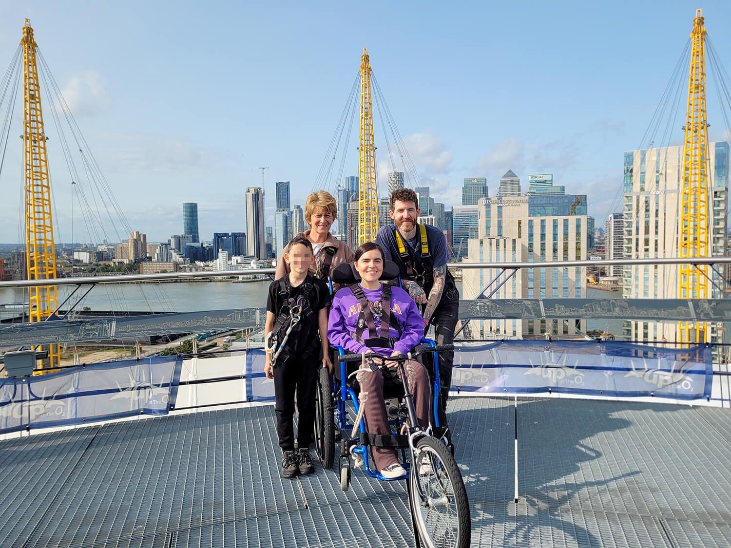 O2 돔 정상 전망 플랫폼