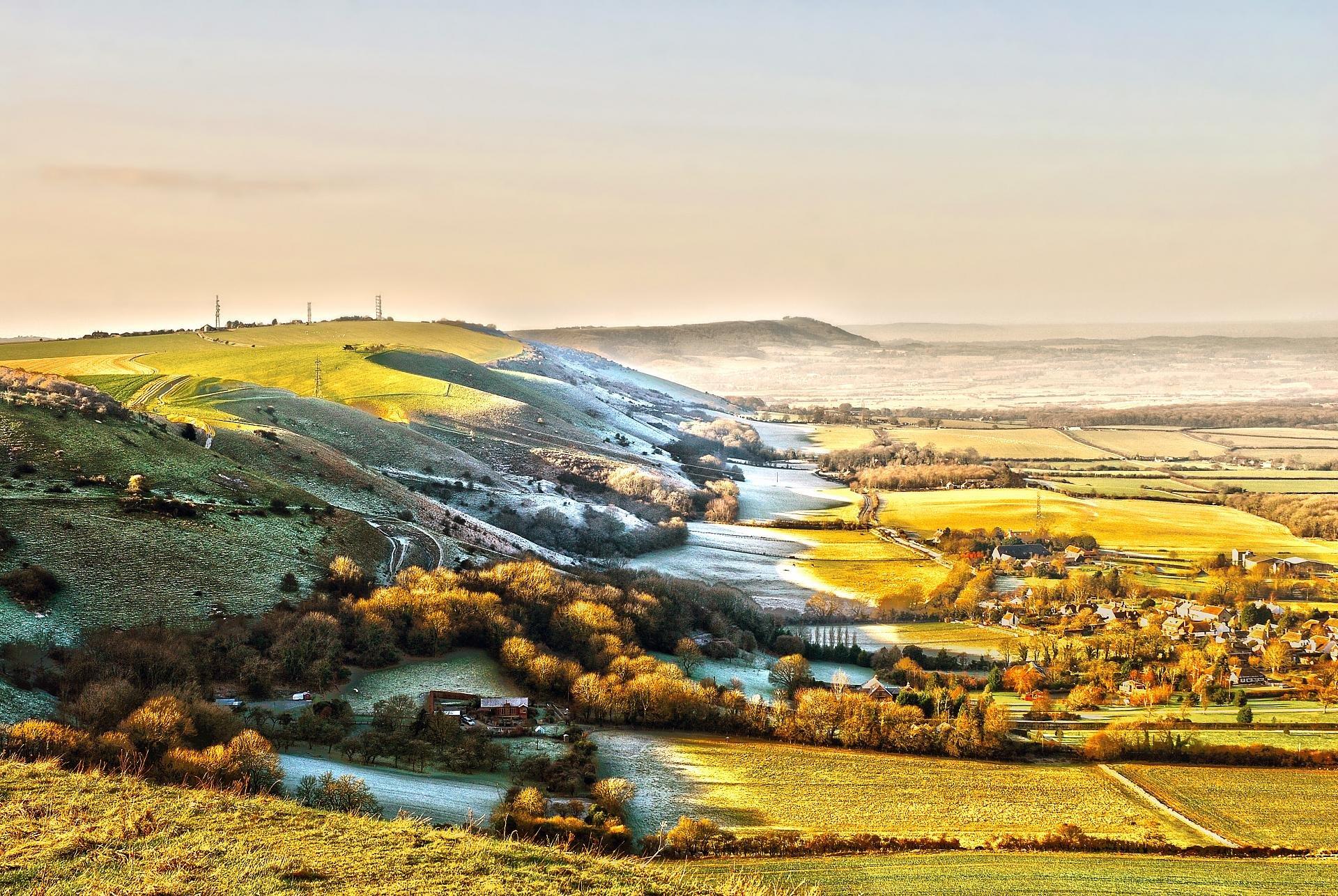 계곡 정상 전망대