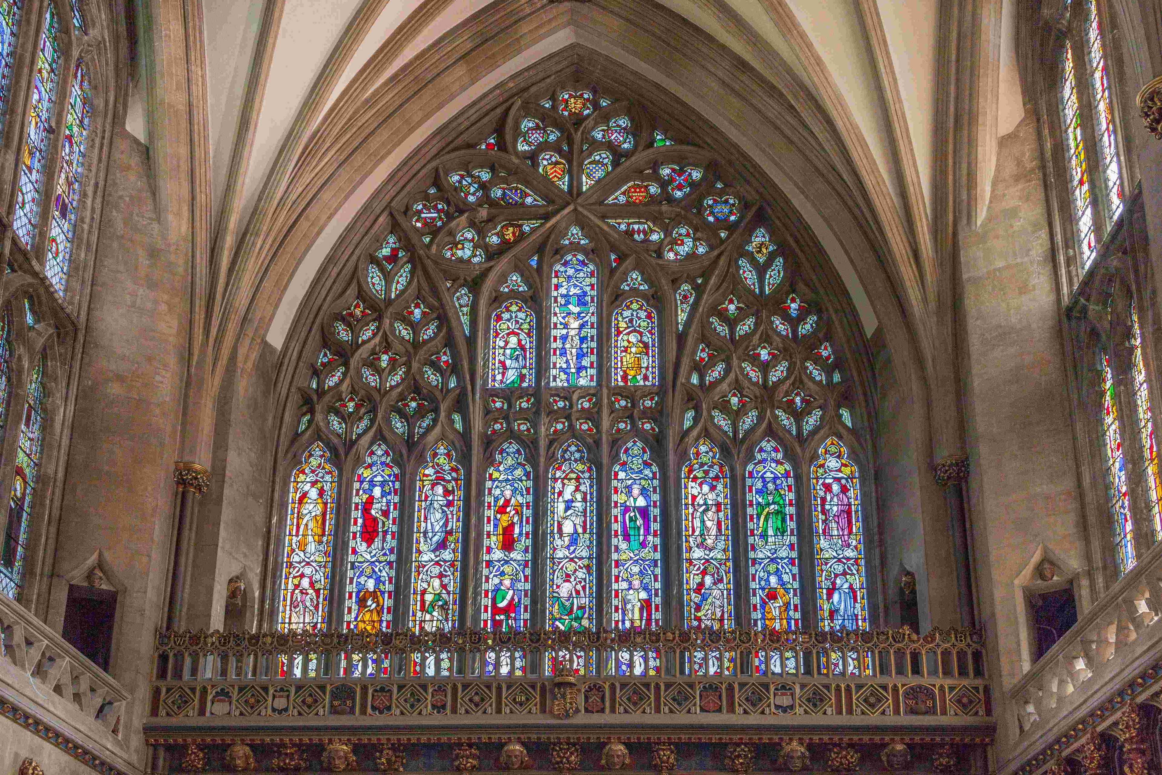 레이디 채플(Lady Chapel)의 채색된 디테일
