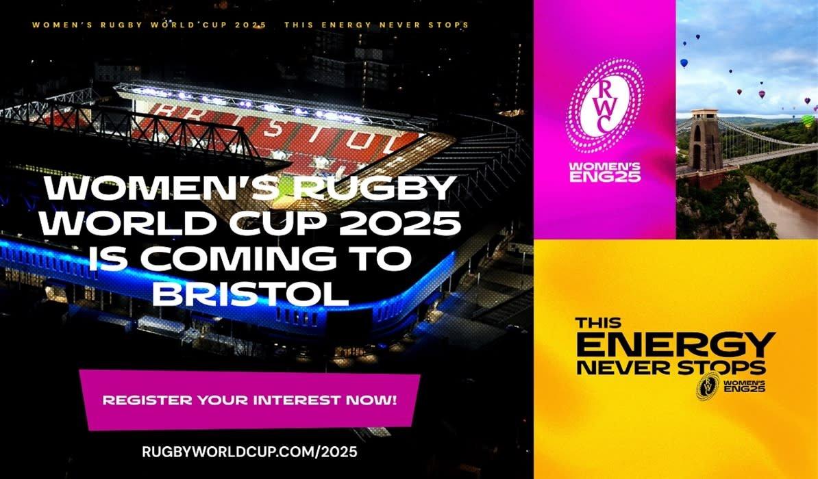 2025 여자 럭비 월드컵 공식 로고