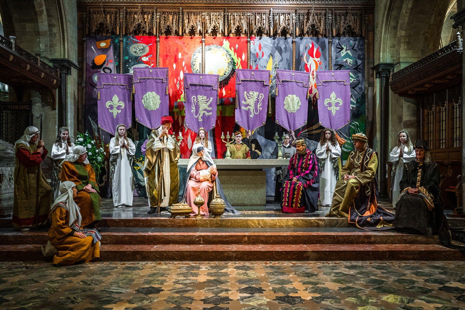 주현절 기념 예배 모습