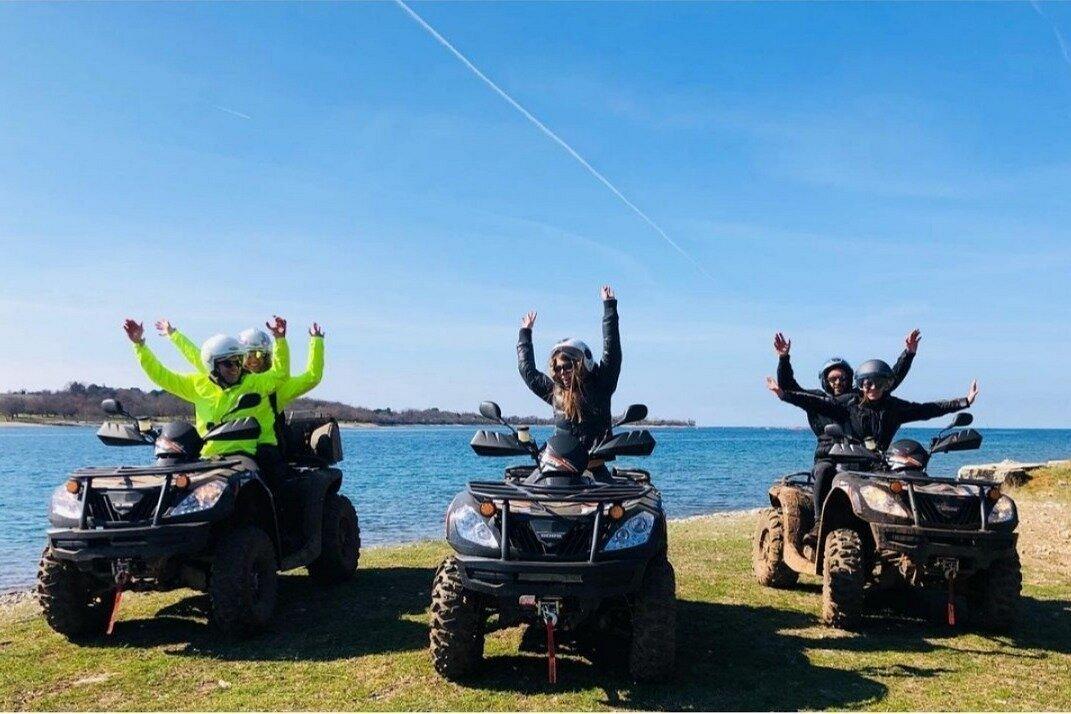 쿼드 바이크 투어 중 경치 좋은 곳